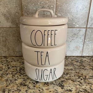 Rae Dunn Coffee, Tea & Sugar Container